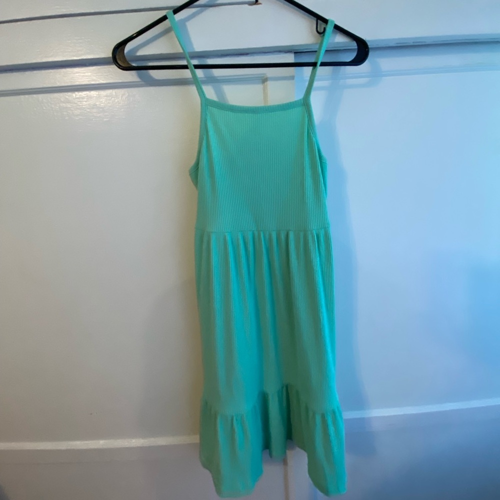 Kids teal Summer sun dress